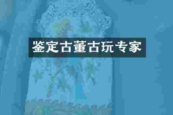 鉴定古董古玩专家