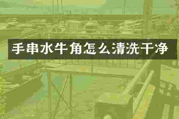 手串水牛角怎么清洗干净