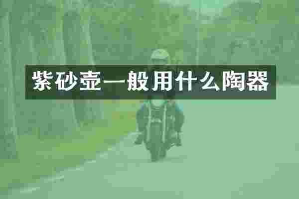 紫砂壶一般用什么陶器