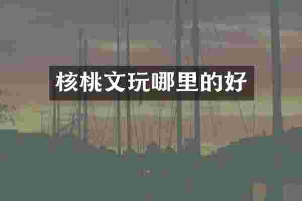 核桃文玩哪里的好