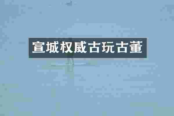 宣城权威古玩古董