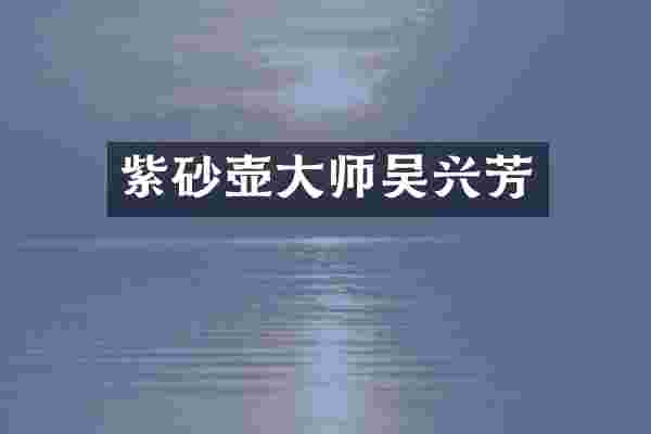 紫砂壶大师吴兴芳