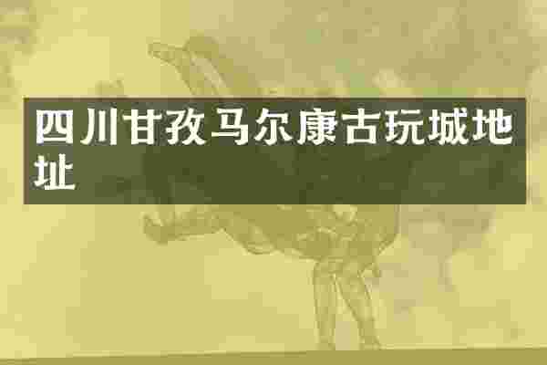 四川甘孜马尔康古玩城地址