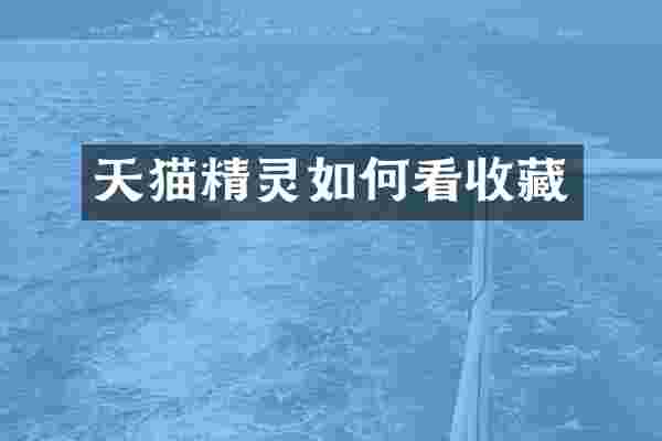 天猫精灵如何看收藏