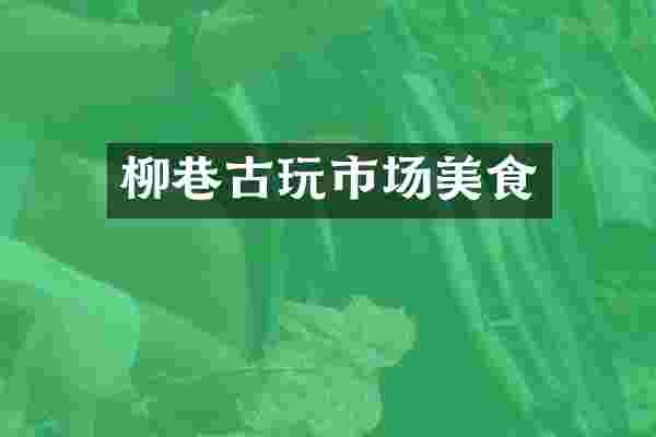 柳巷古玩市场美食