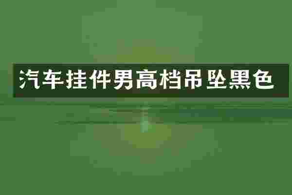 汽车挂件男高档吊坠黑色