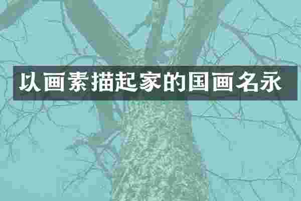 以画素描起家的国画名永