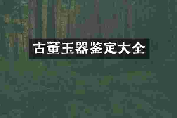 古董玉器鉴定大全