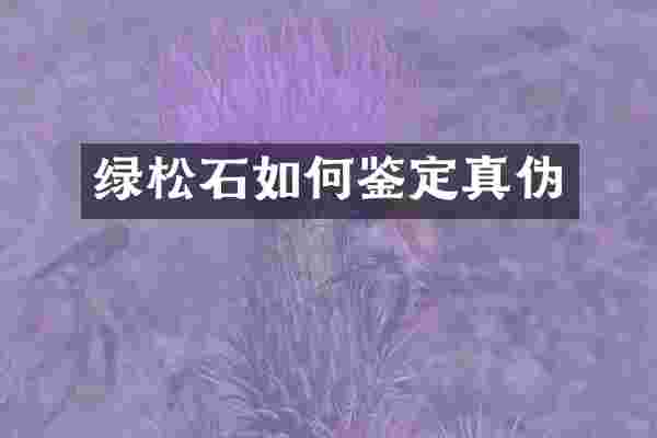 绿松石如何鉴定真伪