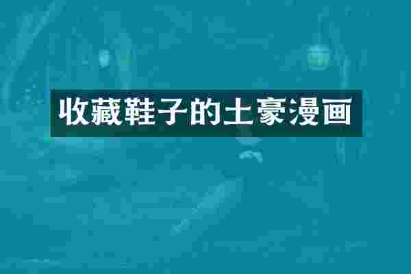 收藏鞋子的土豪漫画