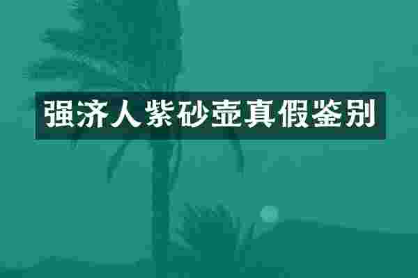 强济人紫砂壶真假鉴别