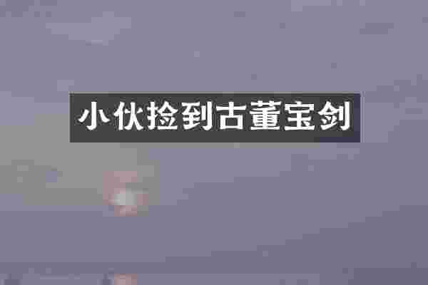 小伙捡到古董
