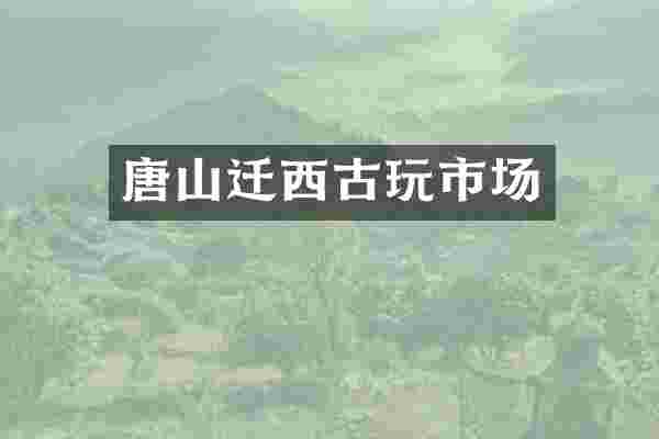 唐山迁西古玩市场