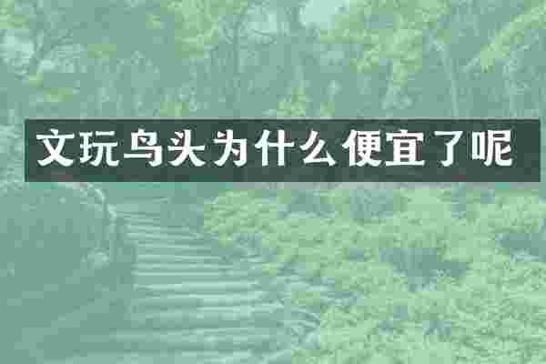 文玩鸟头为什么便宜了呢