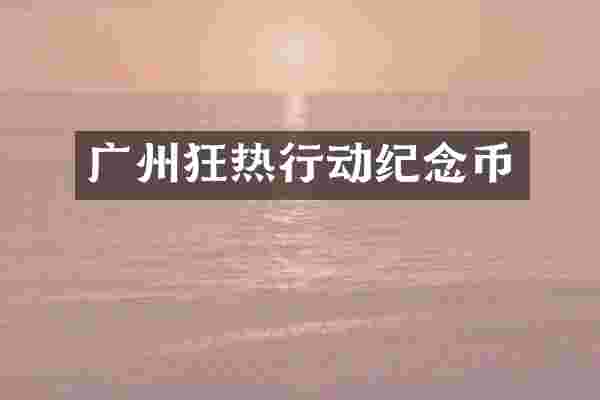 广州狂热行动纪念币