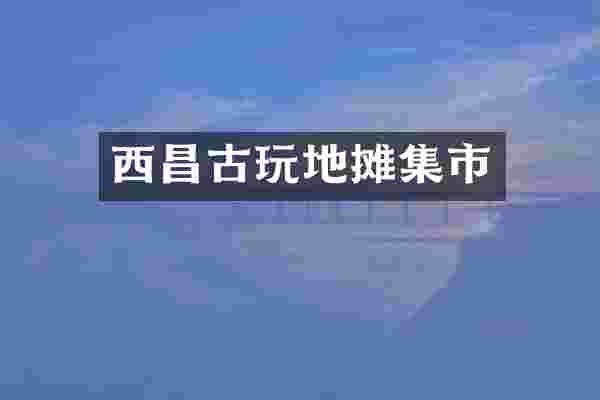 西昌古玩地摊集市