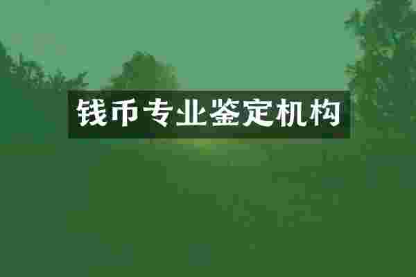 钱币专业鉴定机构