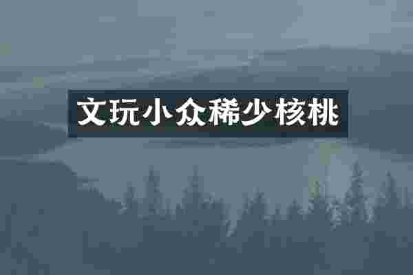 文玩小众稀少核桃