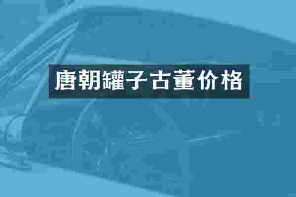 唐朝罐子古董价格