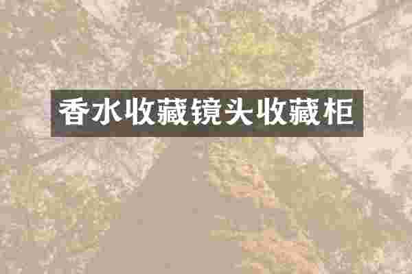 香水收藏镜头收藏柜