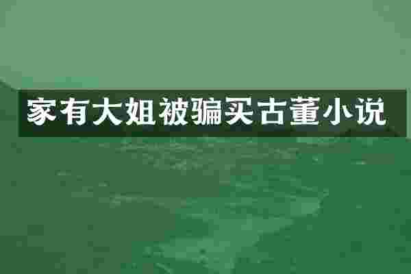 家有大姐被骗买古董小说