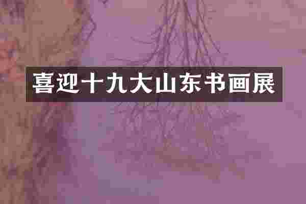 喜迎十九大山东书画展