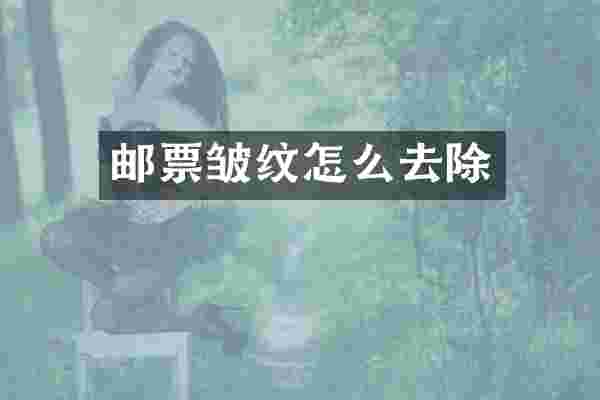 邮票皱纹怎么去除