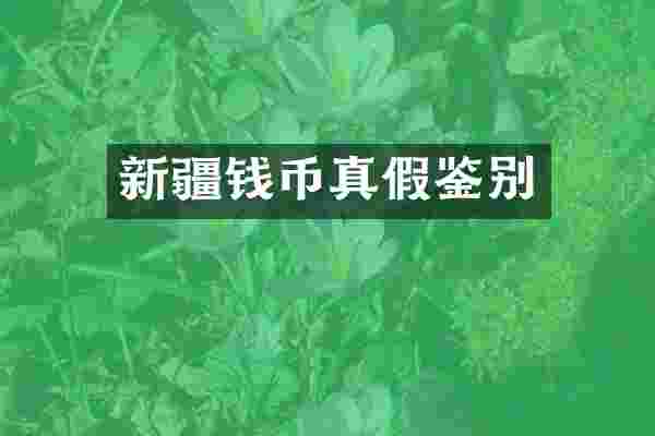 新疆钱币真假鉴别