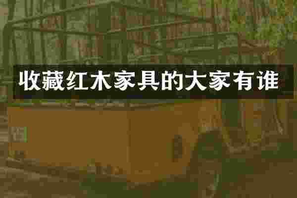 收藏红木家具的大家有谁