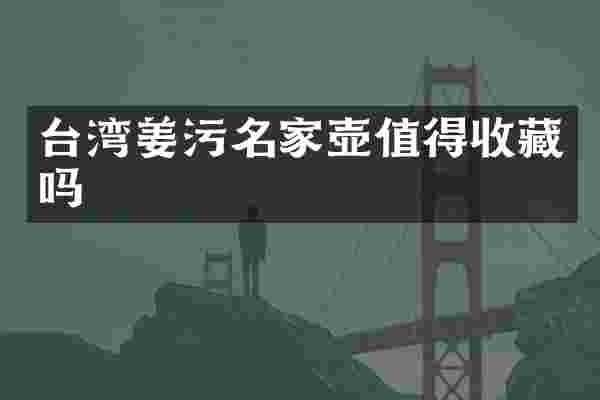 台湾姜污名家壶值得收藏吗
