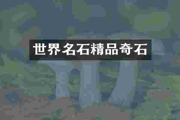 世界名石精品奇石