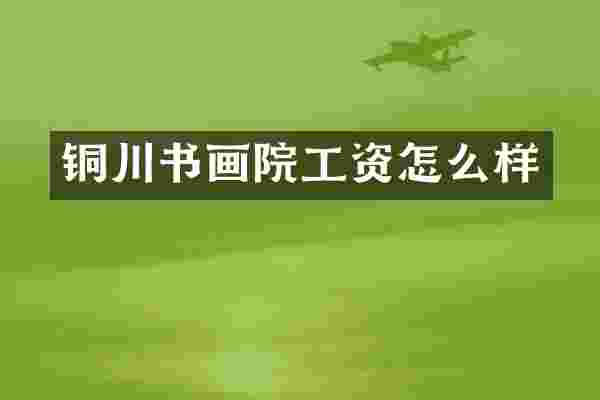 铜川书画院工资怎么样