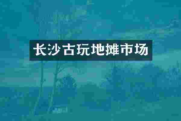 长沙古玩地摊市场