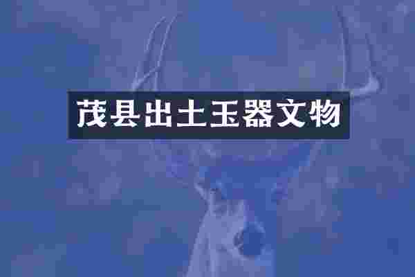 茂县出土玉器文物