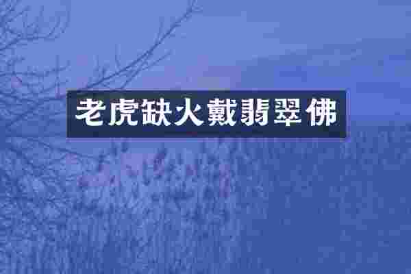 老虎缺火戴翡翠佛