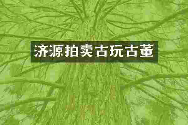 济源拍卖古玩古董
