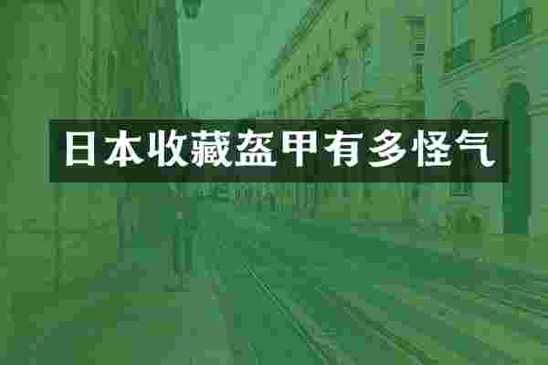 日本收藏盔甲有多怪气