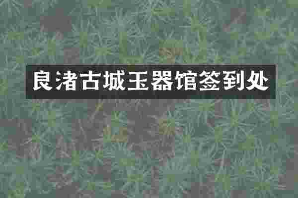 良渚古城玉器馆签到处