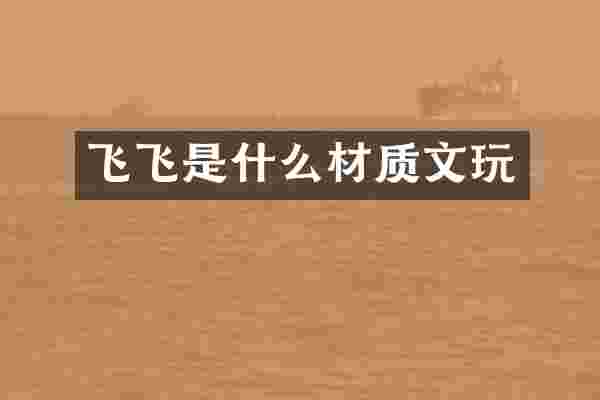 飞飞是什么材质文玩