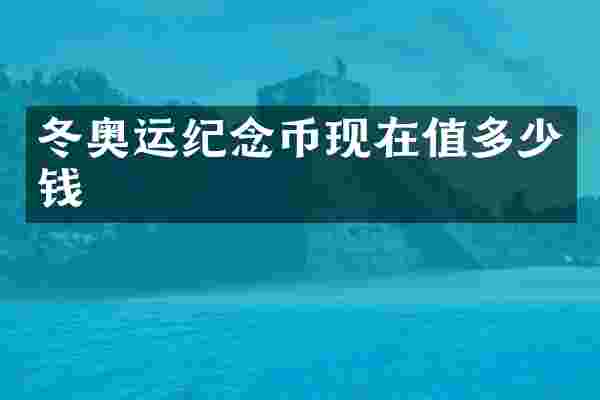 冬奥运纪念币现在值多少钱