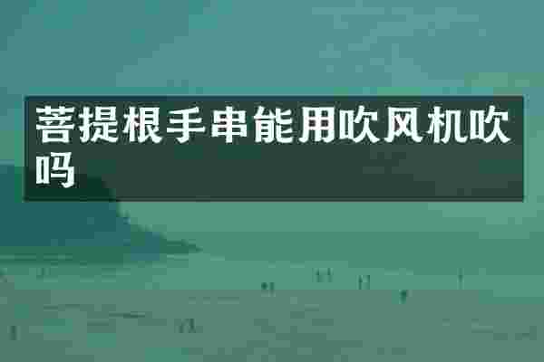 菩提根手串能用吹风机吹吗