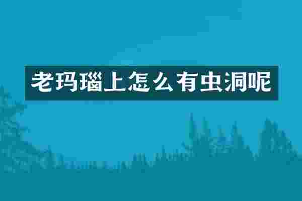 老玛瑙上怎么有虫洞呢