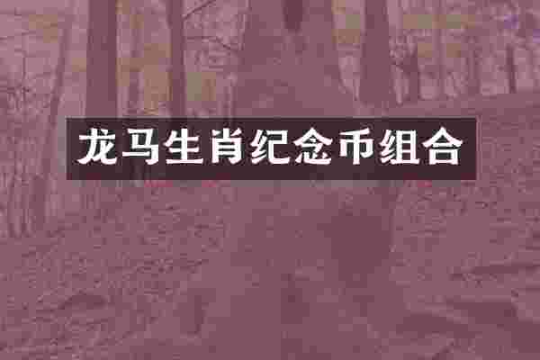 龙马生肖纪念币组合