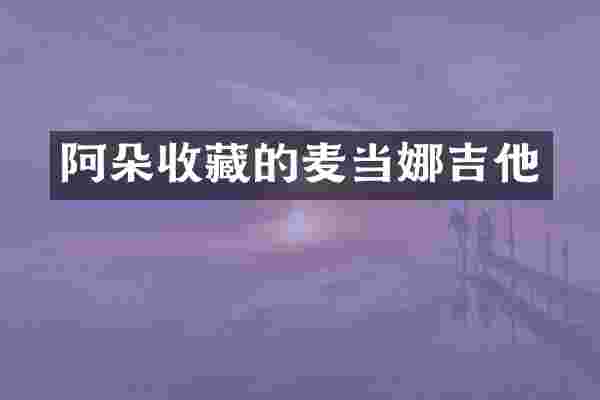 阿朵收藏的麦当娜吉他