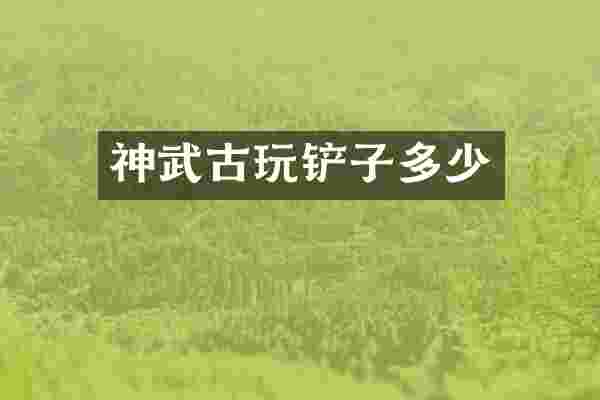 神武古玩铲子多少