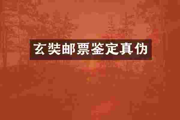 玄奘邮票鉴定真伪
