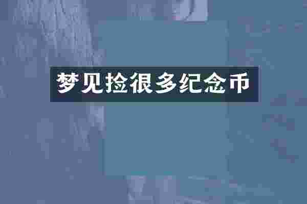 梦见捡很多纪念币