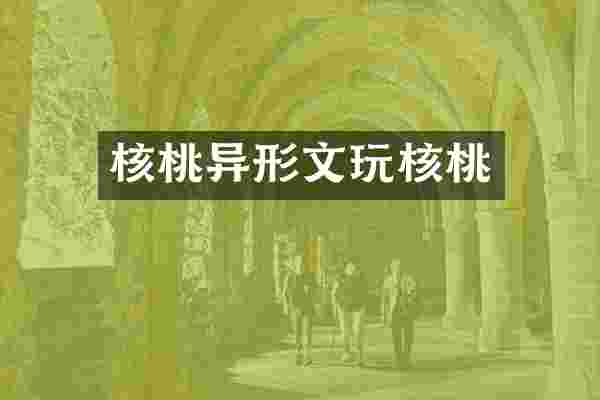 核桃异形文玩核桃