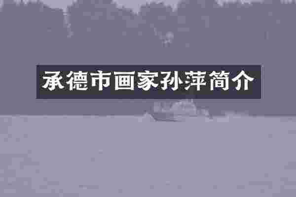承德市画家孙萍简介