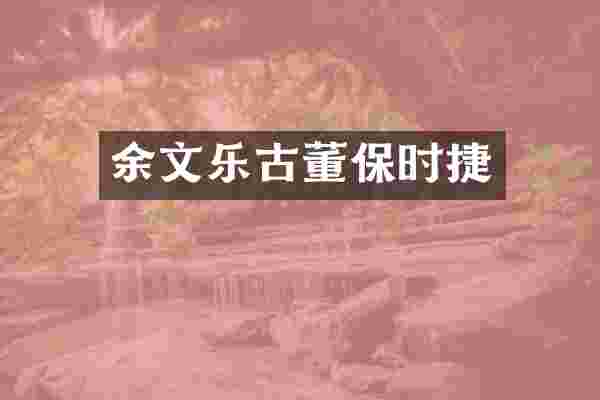 余文乐古董保时捷